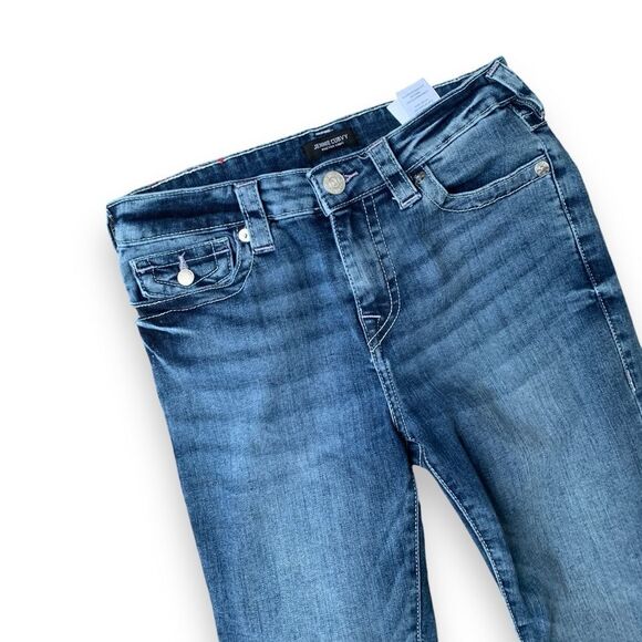 True Religion Jennie Curvy Mid Rise Capri Comfort Stretch Women’s size 28 - Picture 12 of 16